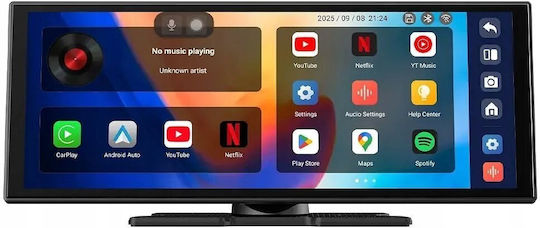 Ottocast N95c Touchscreen Auto-Monitore auf dem Dashboard Bluetooth GPS Ai Voice Control 4GB RAM 32GB Speicher Schwarz