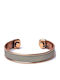 Copper Bracelet Xάλκινο Βραχιόλι Μαγνητικό Μοτίβο Σχοινιού Διαστάσεις 7x1cm