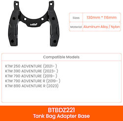 Loboo Монтиране на Резервоара за Keeway Лесно за KTM 390 Приключение / 790 Приключение / 890 Приключенска R Loboo Монтиране на Резервоара за Keeway Лесно за KTM 390 Приключение / 790 Приключение / 890 Приключенска R
