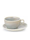 Cryspo Trio Cappucino Φλιτζάνι Καφέ από Πορσελάνη Λευκό 230ml