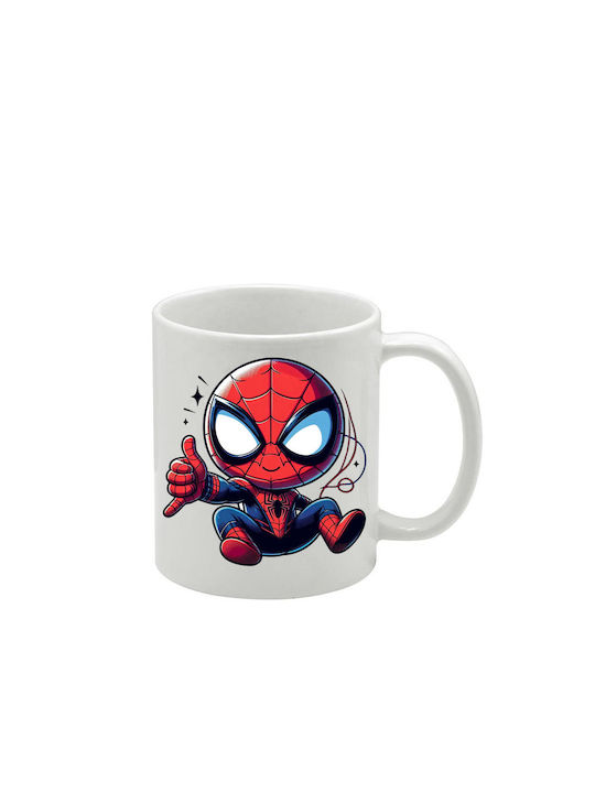 Λευκή Κούπα Spider-man