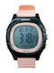 Digital Men's Watch 40mm Battery with Pink Rubber Strap