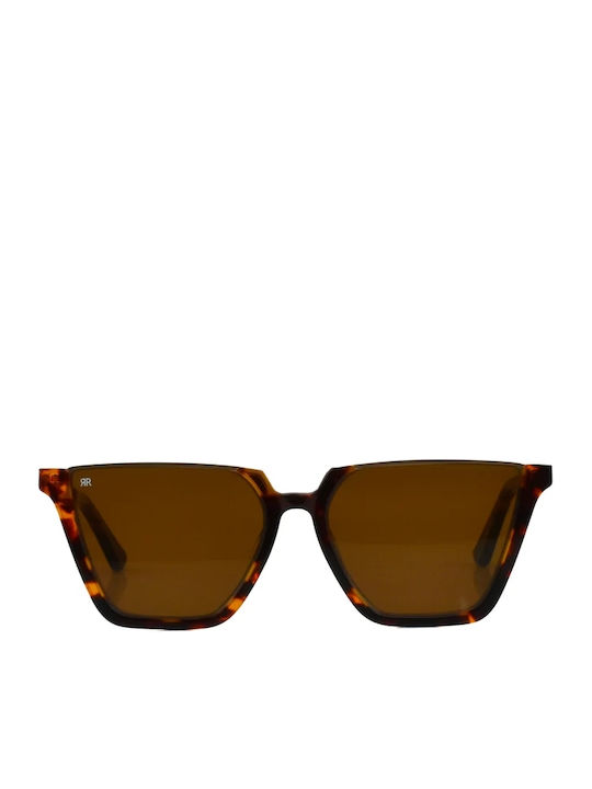 Red Raven Freya Woman Sunglasses With Brown Hor...