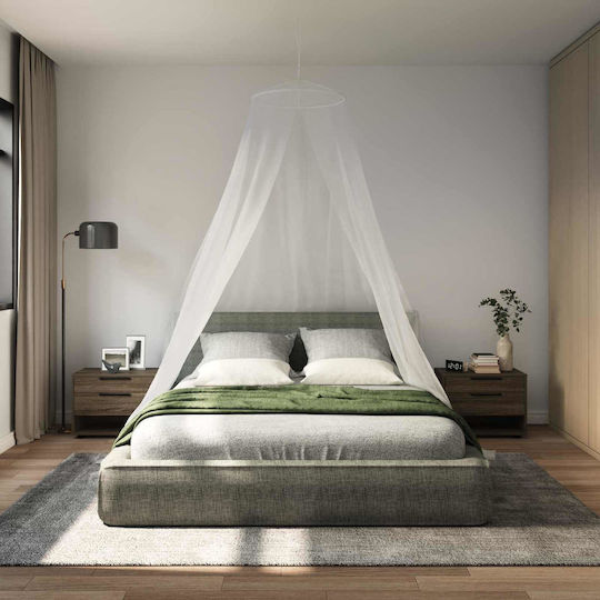 vidaXL Cradle Mosquito Net White