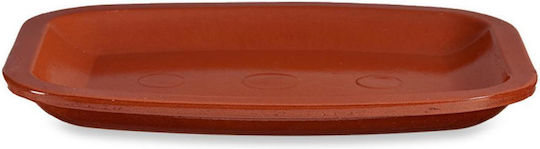 Platou Decorativ Ceramic Portocaliu 26x20x20 cm Platou Decorativ Ceramic Portocaliu 26x20x20 cm