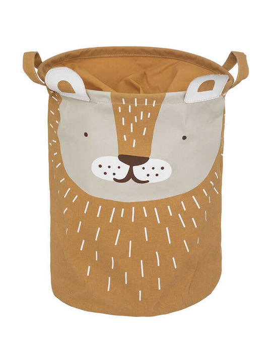 Atmosphera Children's Laundry Basket Fabric Lion 32x32x50cm