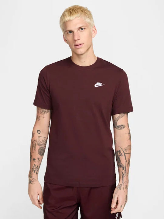 Nike Sportswear Club Tricou Sport Burgundy