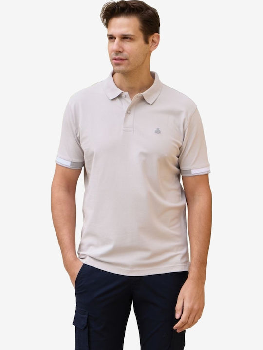 Visconti Polo Short Sleeve Beige Blouse