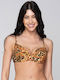 Bikini Σουτιέν με Ενίσχυση Animal Print