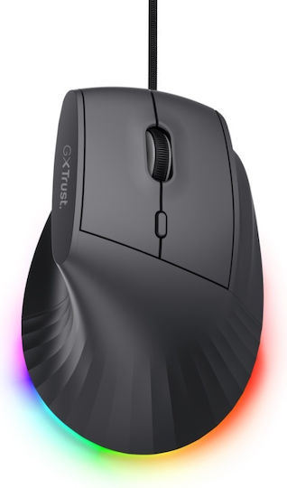 Trust GXT 145 Rexxa RGB Gaming Ποντίκι 12800 DPI Μαύρο