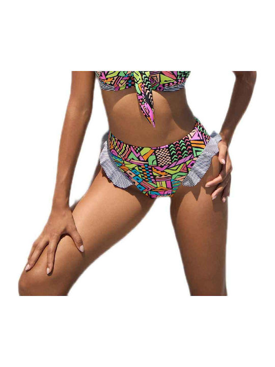 Bikini Slip Ψηλόμεσο Μαύρο