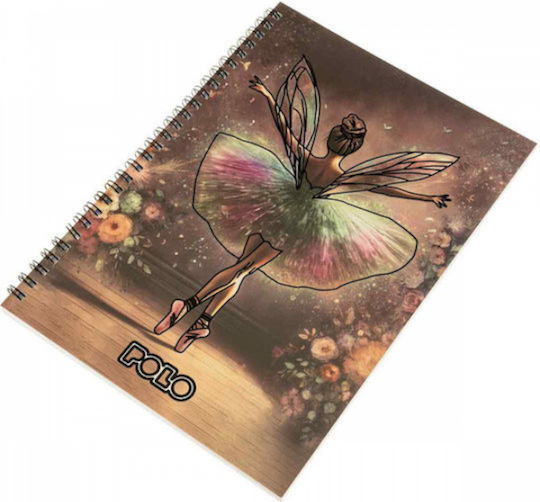 Polo Spiral Ruled Notebook A4 60 Paper Sheets 2 Subjects