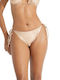 Glow Bikini Slip mit Schnürung Gold