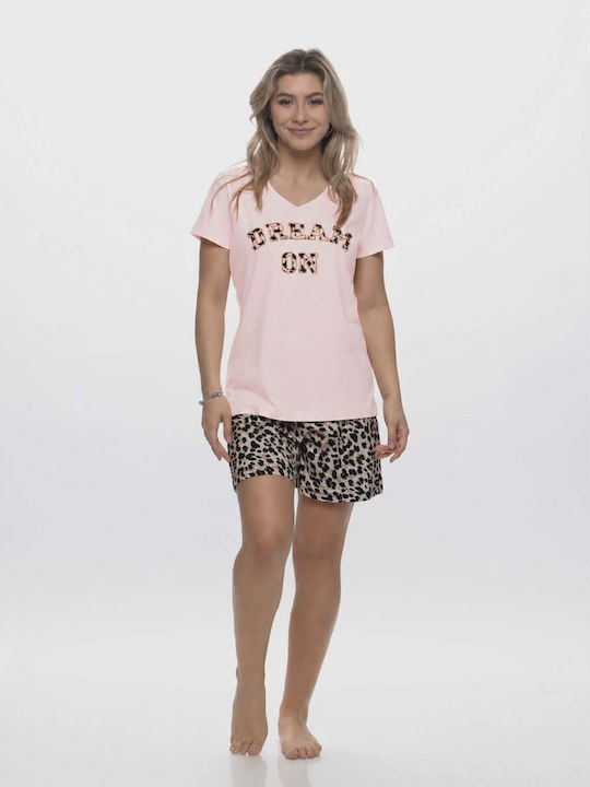 Galaxy Summer Women's Pyjama Set Pink