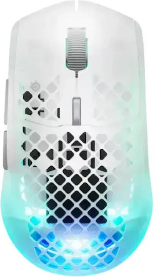 SteelSeries Aerox 3 Wireless Gen 2 Wireless RGB Gaming Mouse 26000 DPI Ghost