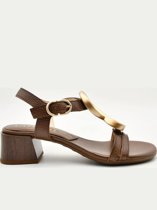 Hispanitas Leather Sandals Brown