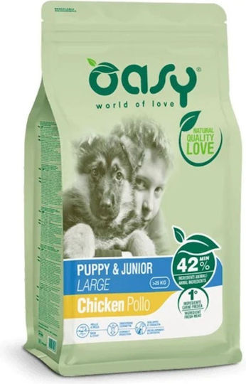 Oasy 10kg Dry Food for Medium and Large Breed Puppies with Chicken