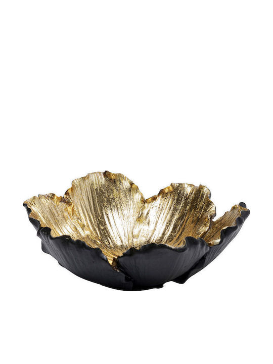 Kare Design Dekorative Schale Glas Schwarz 21x19x8cm