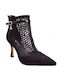 Stiefeletten Damen mit Absatz Schwarz