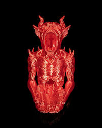 Imp Hunger Dice Tower Red Transp Imp Hunger Dice Tower Red Transp