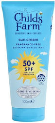 Childs Farm SPF50 Emulsie Solară Rezistentă la Apă pentru Bebeluși pentru Față 100ml