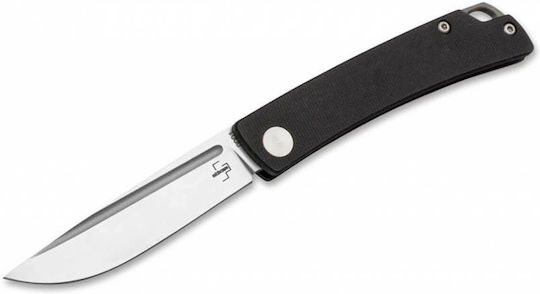 Boker Messer mit Verriegelungsmechanismus Schwarz in Scheide