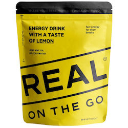 Real On Go Energy Drink Taste Lemon 70-Tuscan Yellow
