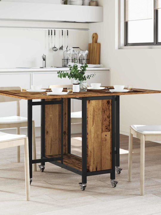 Masa De Dining Din Lemn Maro 130x80x76.5cm