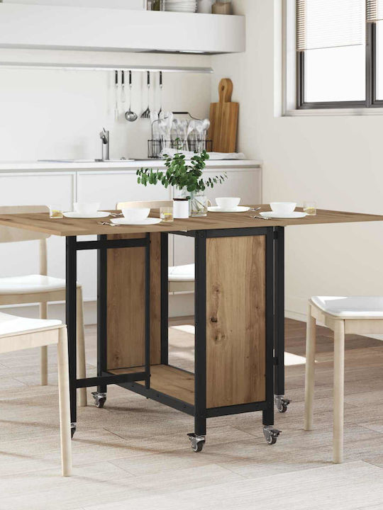 Masa De Dining Din Lemn Maro 130x80x76.5 cm