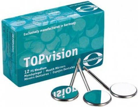 Hahnenkratt TopVision FS Simple Rhodium Mirror 1 Pc No4 Medical Consumable