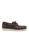 Leather Men's Moccasins in Brown Colour