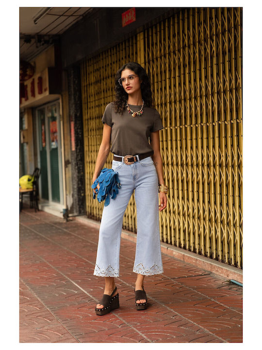 Oraije Paris Damen Jeans Hosen Mit Rissen