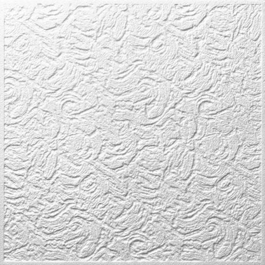 3D Стенен Панел Пяна Бял 50x50см