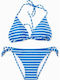 Set Bikini Ριγέ Μπλε