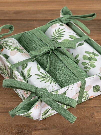 Palamaiki Mh900 Kitchen Towel from 100% Cotton 40x70cm 3 Pieces
