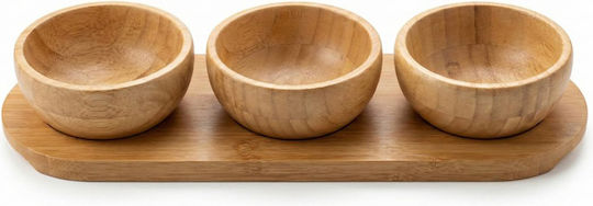 Espiel Wooden Orntevieres 3 Slots Ø21.5cm W8xL4.5cm