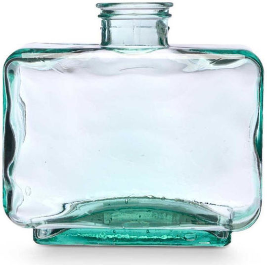 Atmosphera Dekorative Glasvase Flasche Recycling 12x23h22cm