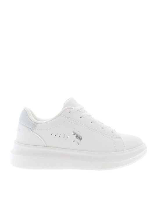 U.S. Polo Assn. Παιδικά Sneakers Λευκά
