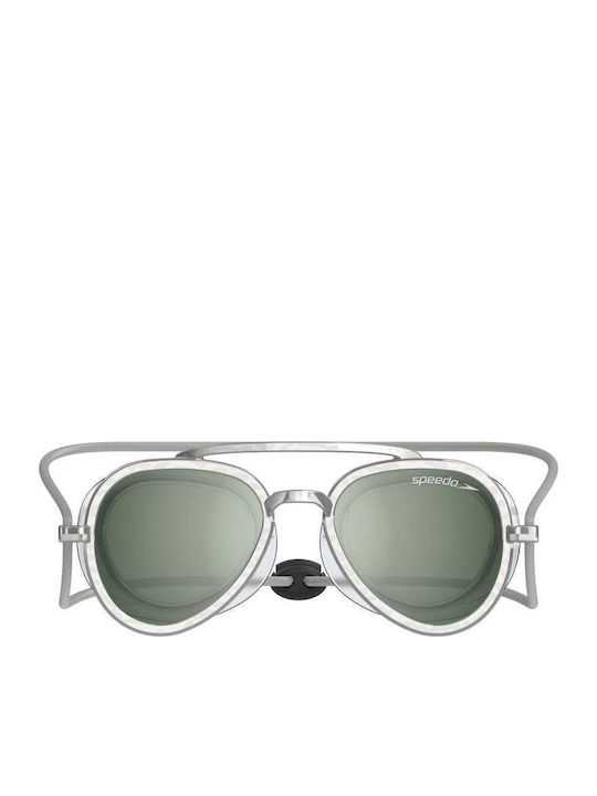 Speedo Mariner Swimming Goggles Adults Silver