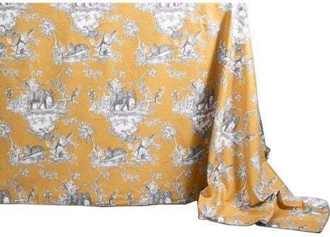 Τραπεζομάντηλο Βαμβακερό Filo Tdj Mumbay Zucca Chiaia Zucca 170x350εκ.