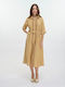 Long Sleeve Women's Shirt Mustard