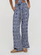 Women's Crepe Pantaloons Blue