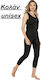 Thermisches Leggings Abnehmen Lang Unisex Formactive Schwarz