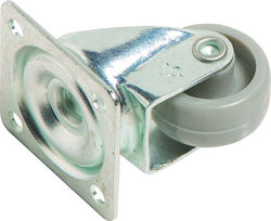 Lux Tools Ροδάκι Επίπλου Πλαστικό Γκρι 3.3x4.8cm