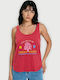 Women's Cotton Sleeveless Red Blouse