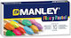 Manley Wachskreiden Kartonbox Fluoreszierende Pastell Mehrfarbige 10 Farben Box