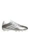 League FG Kids Soccer Cleats Molded Outsole Silver