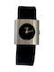 Alfex Womens Watch 26mm Battery With Black Leather Strap