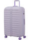 American Tourister Neovibe Large Hard Fresh Lilac Suitcase With 4 Wheels Height 77cm