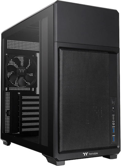 Thermaltake TR300 Gaming Midi Tower Κουτί Υπολογιστή με Πλαϊνό Παράθυρο Μαύρο
